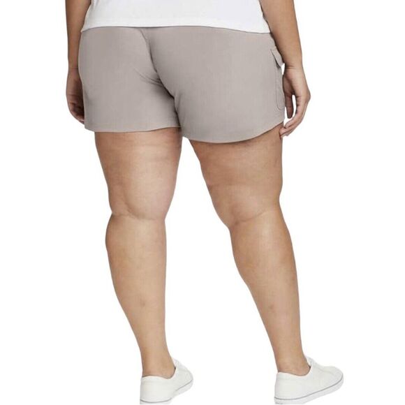 Eddie Bauer Summer Trail Tan Cargo Shorts Hiking Women's Size 16 - Picture 9 of 9